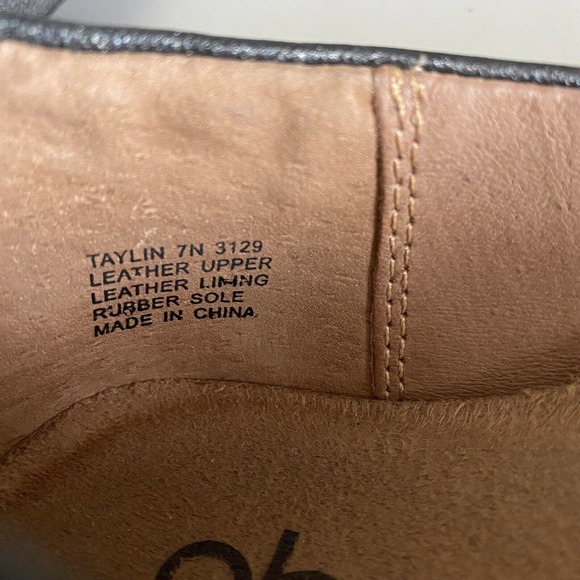 ABEO Taylin Ballet Flat Leather Round toe Neutral Comfort Shoe Pewter 7 N - Picture 8 of 8